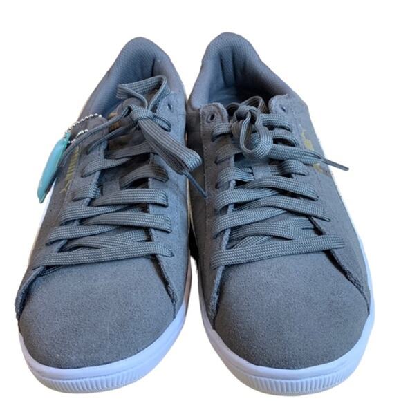 Puma soft foam comfort tennis shoe grey white Size 7.5 - Picture 6 of 11